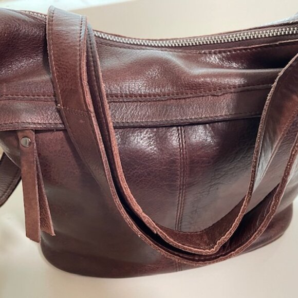 Latico Leathers Gita Brown Shoulder- Crossbdy Excellent Condition - Picture 2 of 8